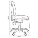 Buro Roma Office Chair 3 Lever High Back Seat Slide Black 717-63-SS - SuperOffice