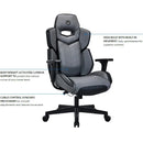Buro x PowerA Raider Gaming Chair Ergonomic 4D Lumbar Support Headrest 154-PU3-2 - SuperOffice