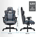 Buro x PowerA Raider Gaming Chair Ergonomic 4D Lumbar Support Headrest 154-PU3-2 - SuperOffice