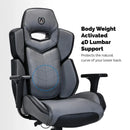 Buro x PowerA Raider Gaming Chair Ergonomic 4D Lumbar Support Headrest 154-PU3-2 - SuperOffice