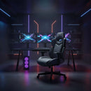 Buro x PowerA Raider Gaming Chair Ergonomic 4D Lumbar Support Headrest 154-PU3-2 - SuperOffice