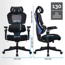 Buro x PowerA Sentinel Gaming Chair Ergonomic Breathable Mesh 5D Armrests Headrest 156-M3-1 - SuperOffice