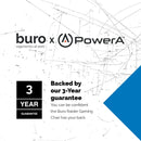 Buro x PowerA Sentinel Gaming Chair Ergonomic Breathable Mesh 5D Armrests Headrest 156-M3-1 - SuperOffice