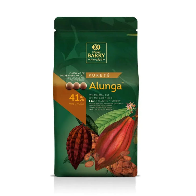 Cacao Barry Alunga Milk Couverture 41% Pistols 1kg 6 Pack Bulk CHMQ41ALUN2BU73 - SuperOffice