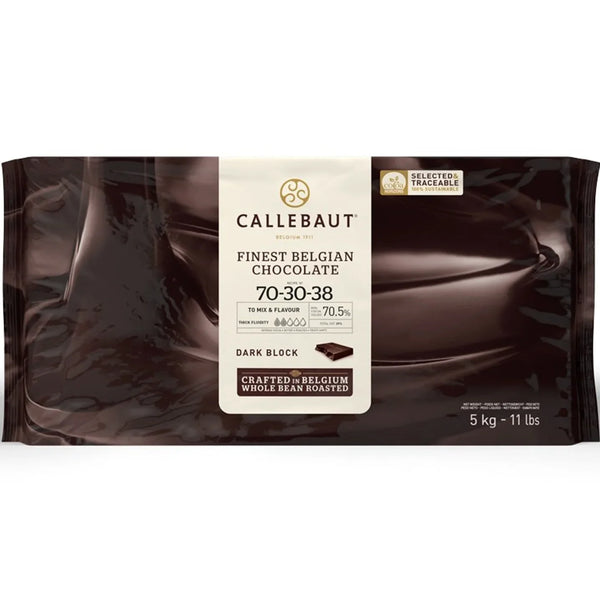 Callebaut Dark Chocolate Couverture Block 70-30-38 5kg 703038NV132 - SuperOffice