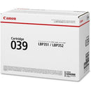 Canon Cartridge039 Toner Cartridge Black CART039 - SuperOffice