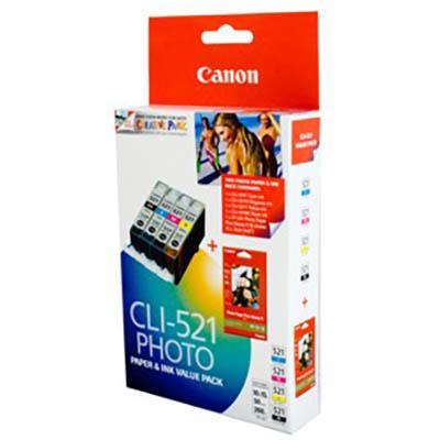 Canon Cli521 Ink Cartridge Value Pack CLI521VP - SuperOffice