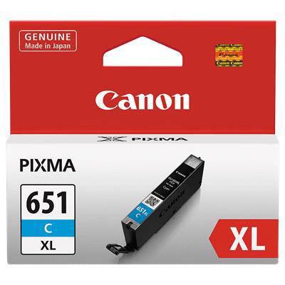Canon Cli651Xlc Ink Cartridge High Yield Cyan CLI651XLC - SuperOffice
