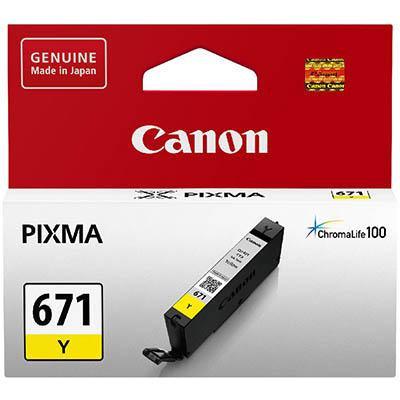 Canon Cli671 Ink Cartridge Yellow CLI671Y - SuperOffice
