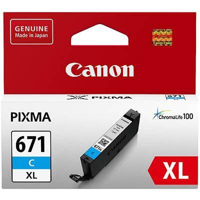 Canon Cli671Xl Ink Cartridge High Yield Cyan CLI671XLC - SuperOffice