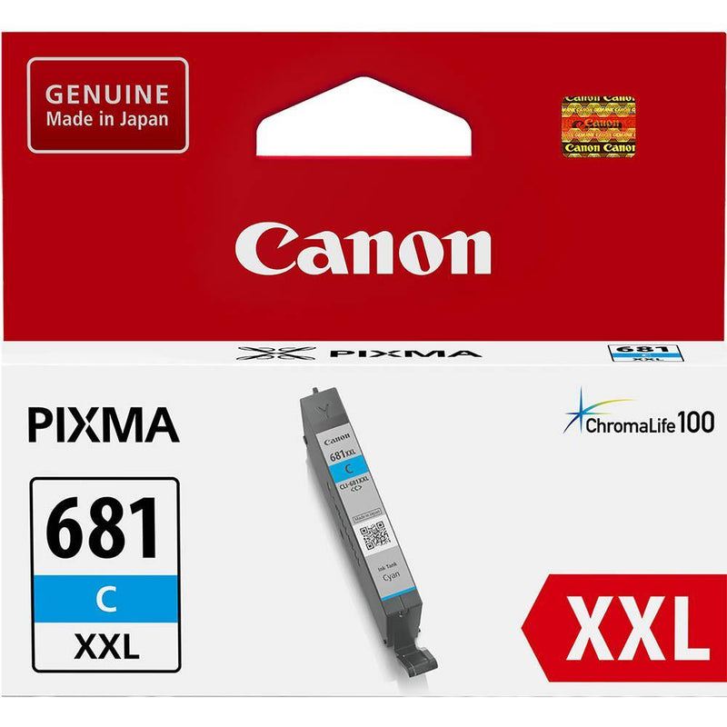 Canon Cli681Xxl Ink Cartridge Extra High Yield Cyan CI681XXLC - SuperOffice
