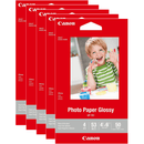 Canon Glossy Photo Paper 4x6" Inch Pack 50 Sheets Pack 5 GP7014X6-50 (5 Packs) - SuperOffice