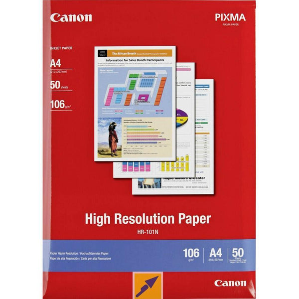 Canon High Resolution Photo Paper 106Gsm A4 Pack 50 CHR101 - SuperOffice
