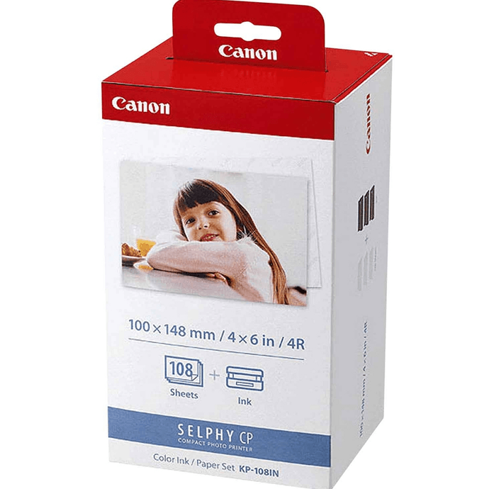 Canon KP108IN Ink Cartridge And Paper Pack 108 Sheets | SuperOffice