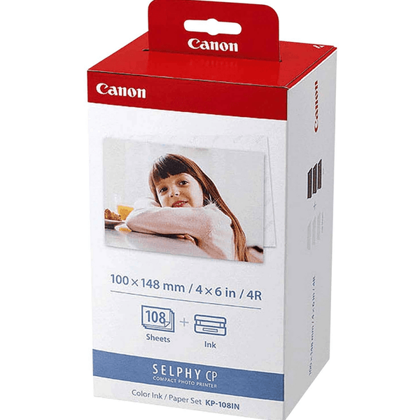 Canon KP108IL Ink Cartridge And Paper Pack 108 Sheets Selphy KP108IN - SuperOffice