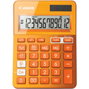 Canon LS-123M Calculator 12 Digit Dual Power Solar Metallic Orange LS123KMOR - SuperOffice
