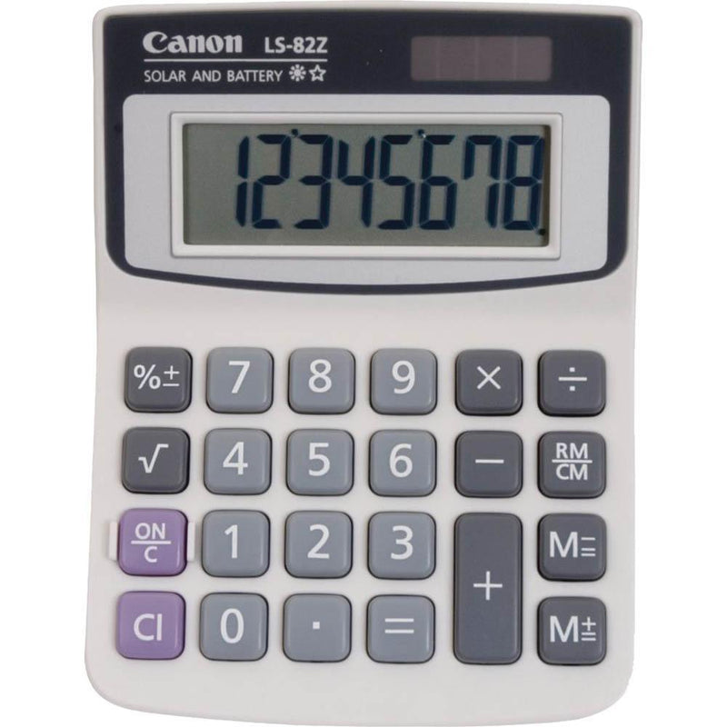 Canon Ls-82Zbl 8 Digit Dual Power Desktop Calculator CCLS82ZBL - SuperOffice