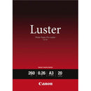 Canon Luster Photo Paper Pro 260Gsm A3 Pack 20 LU101A3 - SuperOffice