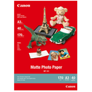 Canon Matte Photo Paper 170Gsm A3 Pack 40 Sheets Pack 5 Bulk MP101A3 (5 Pack) - SuperOffice