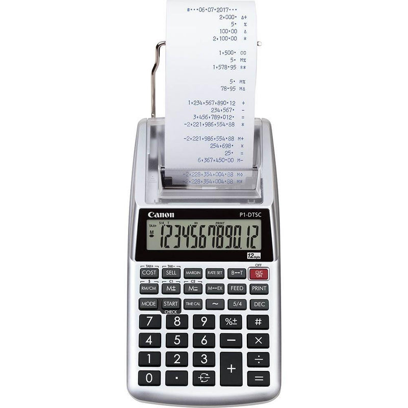 Canon P1-DTSCII Printing Calculator Palm Size P1DTSCII - SuperOffice