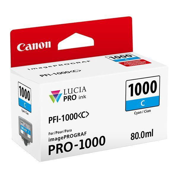 Canon Pfi1000C Ink Cartridge Cyan PFI1000C - SuperOffice