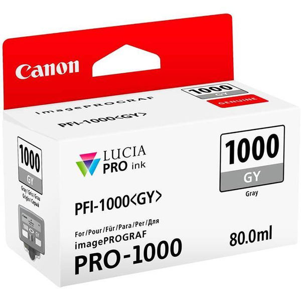 Canon Pfi1000Gy Ink Cartridge Grey PFI1000GY - SuperOffice