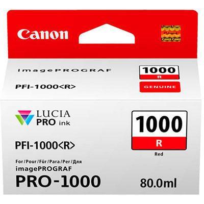 Canon Pfi1000R Ink Cartridge Red PFI1000R - SuperOffice