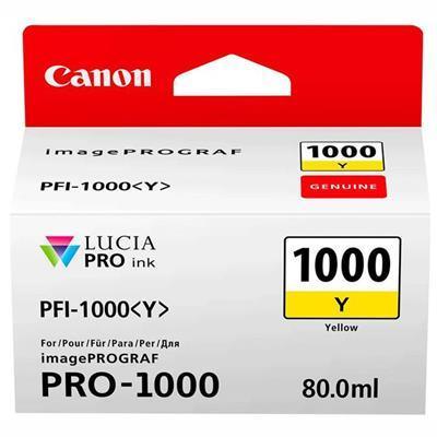 Canon Pfi1000Y Ink Cartridge Yellow PFI1000Y - SuperOffice