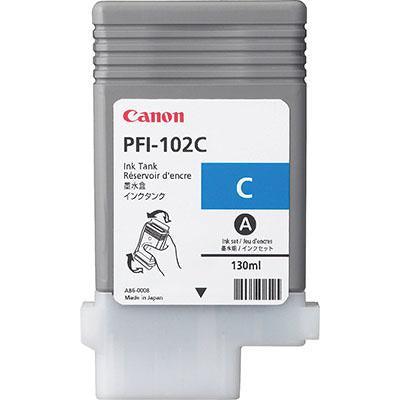Canon Pfi102C Ink Cartridge Cyan PFI102C - SuperOffice