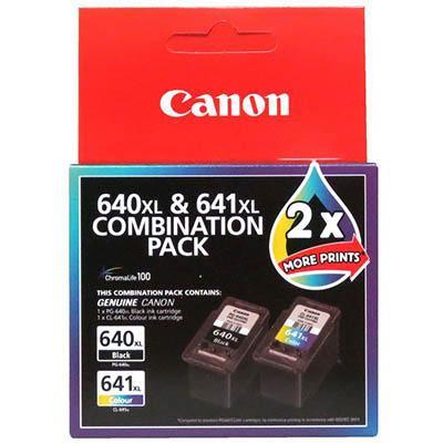 Canon Pg640Xl + Cl641Xl Ink Cartridge High Yield Combo Pack Black + Colour PG640XLCL641XL - SuperOffice