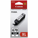 Canon Pgi670Xl Ink Cartridge High Yield Twin Pack Black PGI670XLBK-TWIN - SuperOffice