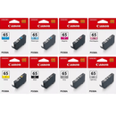 Canon PIXMA CLI-65 Ink Cartridges 8 Inks Whole Set for PRO-200 Printer Genuine Original CLI-65 Set (8) - SuperOffice
