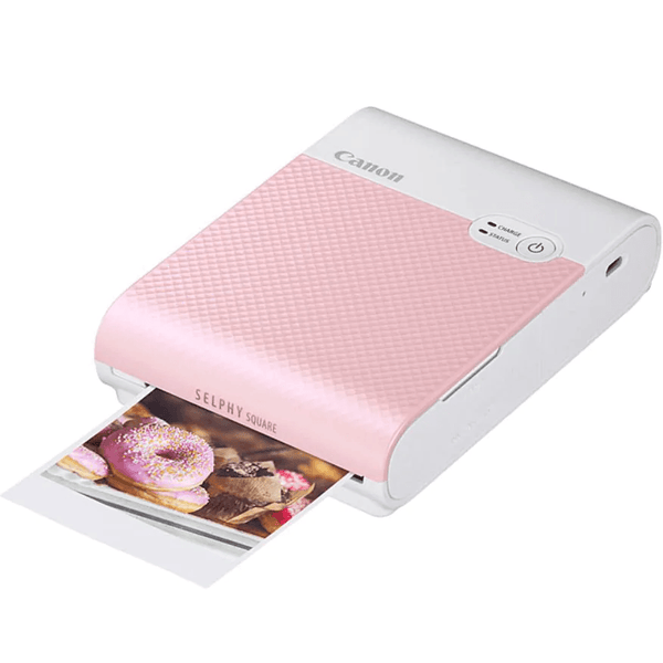 Canon Selphy Square QX10 Photo Printer Pink QX10PK - SuperOffice