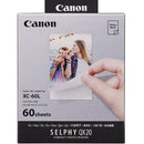Canon XC-60L Sticky Photo Paper Label & Ink Cassette Set 60 Sheets XC-60L - SuperOffice