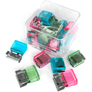 Carl Mori Paper Clips Medium Assorted Colours Pack 18 MC53A 700531 - SuperOffice