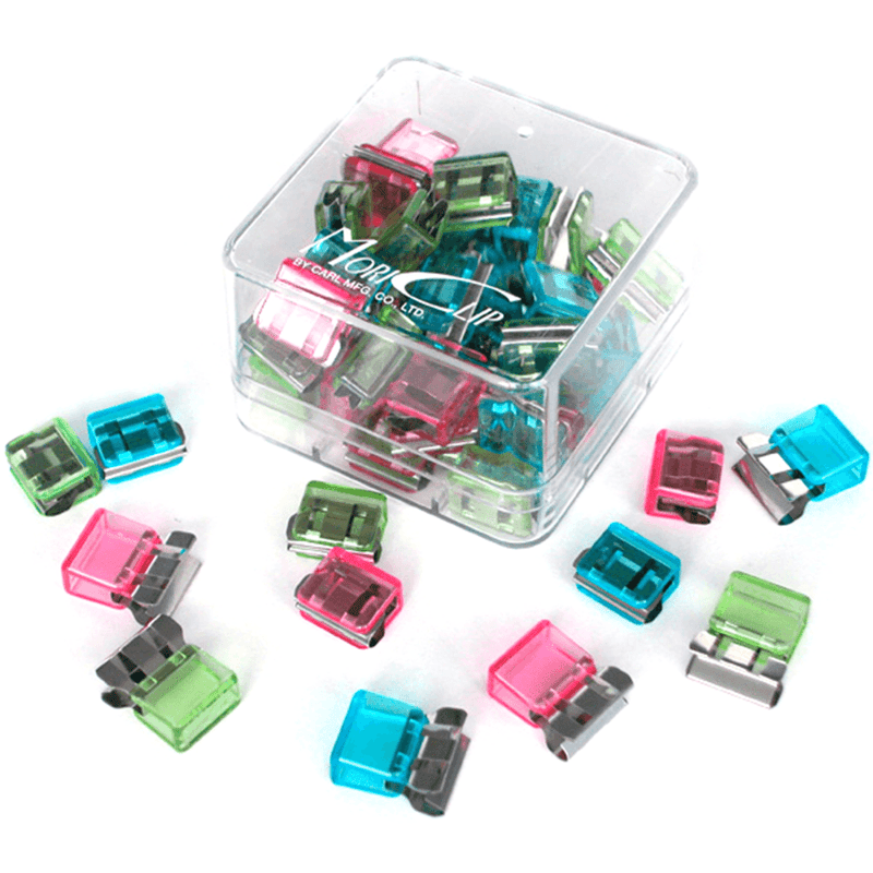 Carl Mori Paper Clips Small Assorted Colours Pack 50 MC52A 700521 - SuperOffice