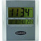 Carven Digital Clock 210mm Temperature Date Silver Grey CLDIGITAL - SuperOffice