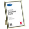 Carven Document Frame A4 Gold QFWDGLDA4 - SuperOffice