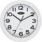 Carven Wall Clock 250Mm White CL250WH - SuperOffice