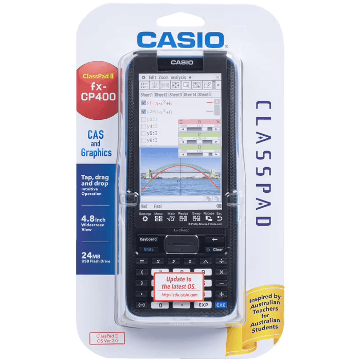 Casio Scientific Classpad Colour Graphing Calculator FX-CP400 FXCP400 - SuperOffice