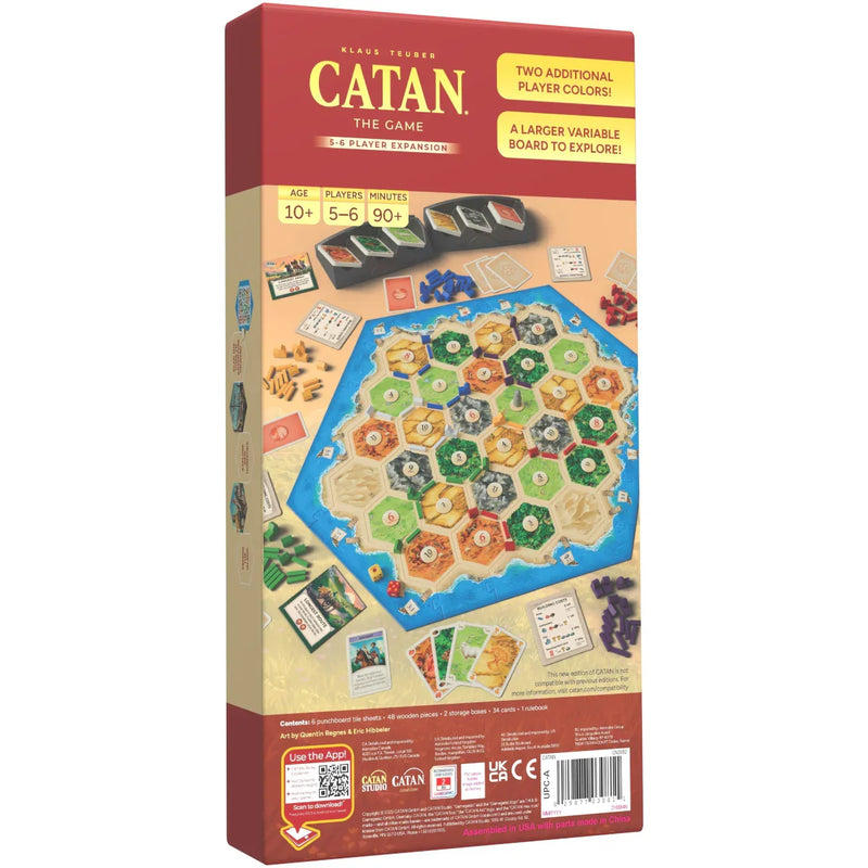 CATAN® 6th Edition 5-6 Player Expansion Tabletop Strategy Game 29877030828 - SuperOffice