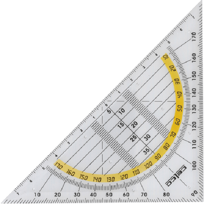 Celco 2-In-1 Triangle Geometry Set 140mm 0347580 - SuperOffice
