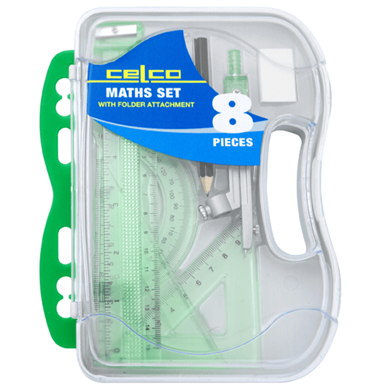Celco Angles 8 Piece Math Geometry Set 0286920 - SuperOffice