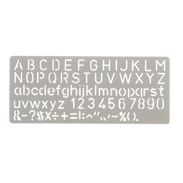 Celco C10 Letter Stencil 10mm 0168626 - SuperOffice