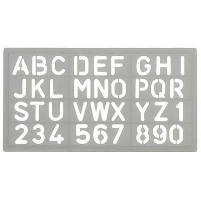 Celco C20 Letter Stencil 20Mm 0168642 - SuperOffice