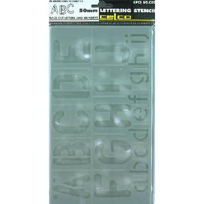Celco C50 Letter Stencil 50Mm 0168715 - SuperOffice