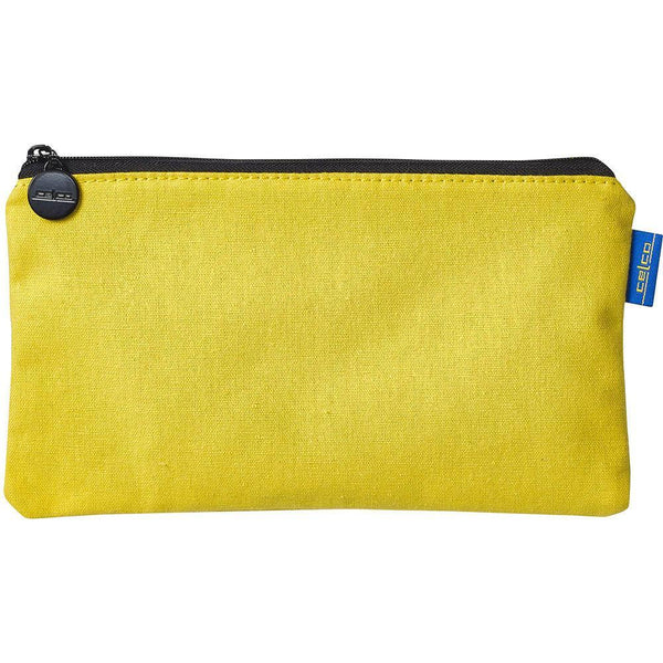 Celco Canvas Pencil Case Yellow 30014 - SuperOffice