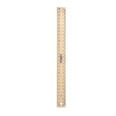 Celco Ruler Wooden Polished Drilled 300mm 30cm 25 Pack Bulk 0331910 (25 Pack) - SuperOffice