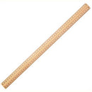 Celco Rulers Wooden Polished Drilled With Metal Edge 500Mm 0321780 - SuperOffice