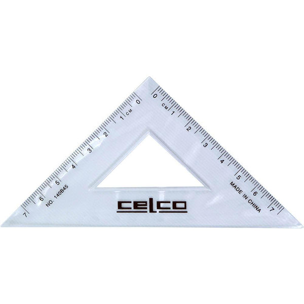 Celco Set Square 45 Degrees 140Mm 0102478 - SuperOffice